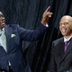 Magic Johnson (l.) has a valid complaint about where Kareem Abdul-Jabbar landed on ESPN’s voting of greatest college hoop players.
